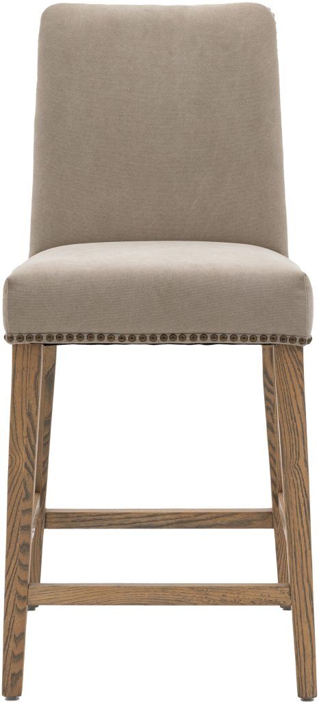 Gallery Direct Rex Bar Stool Cement Set of 2 | Shackletons
